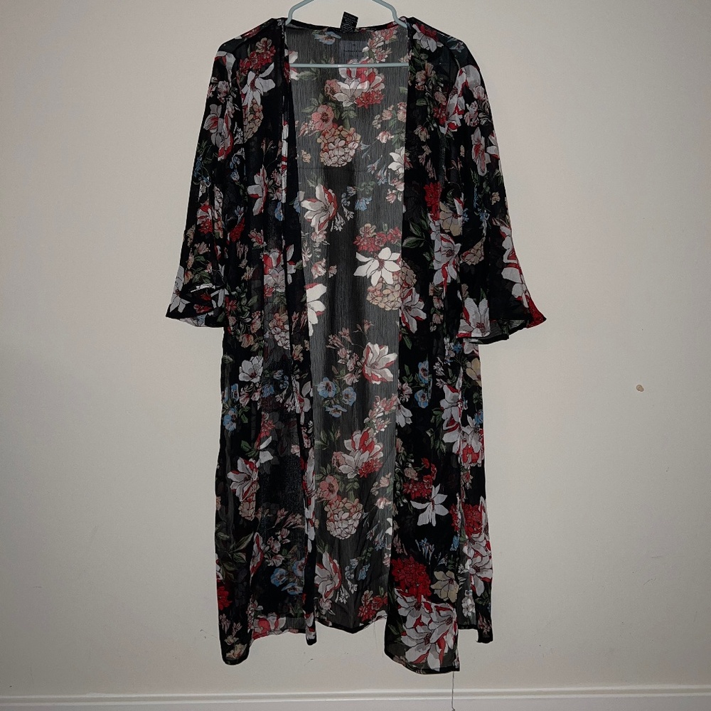 Tie-Front Kimono